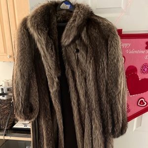 Gorgeous real fur coat barely worn